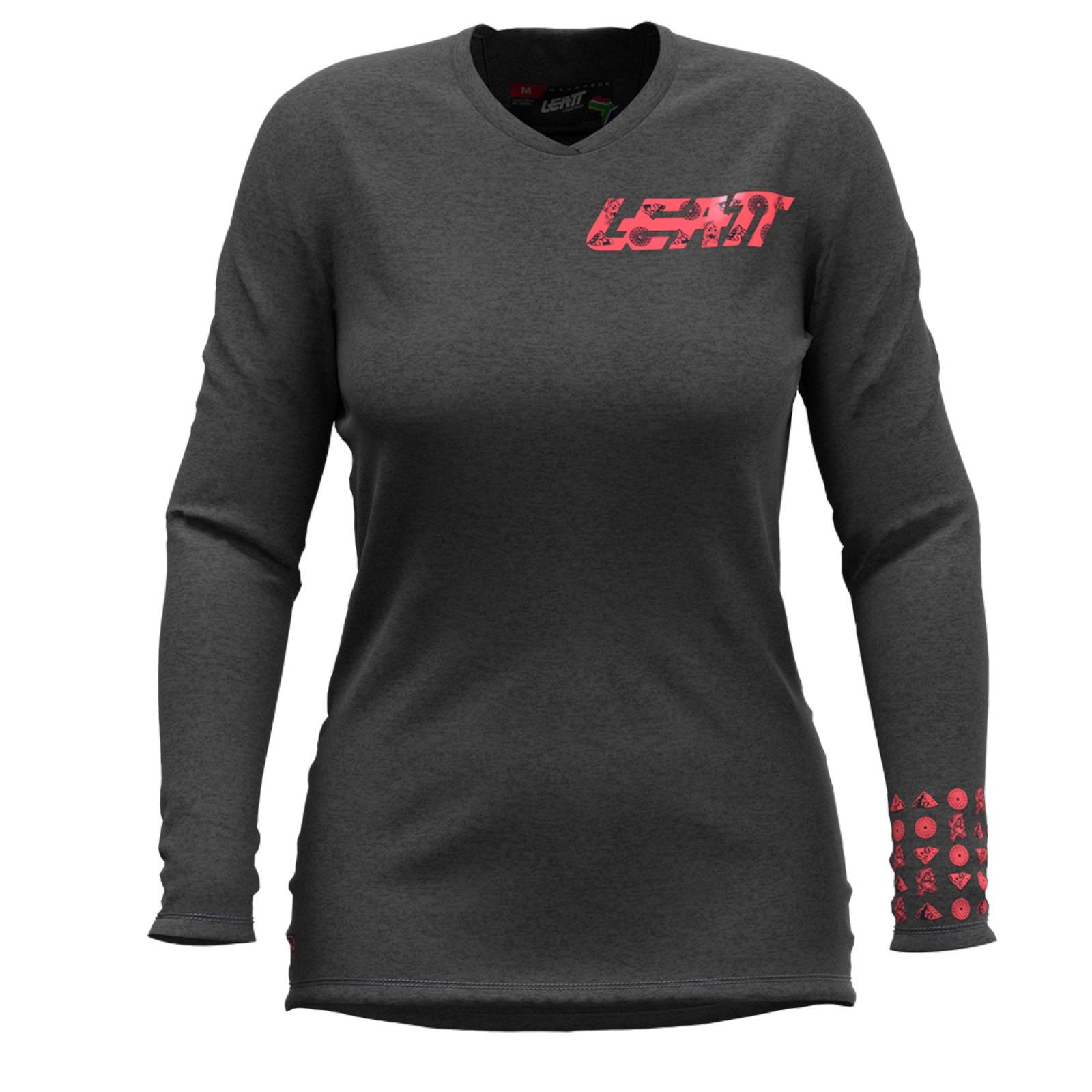 Leatt - Maillot De Cyclisme Vtt Gravity 2.0 Femme Noir - Maillot Manches Longues - Noir - 48 Xl - Decathlon