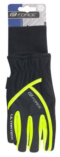 Rękawiczki rowerowe zimowe dla dorosłych Force Ultra Tech