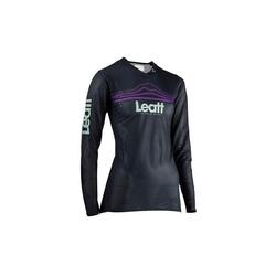 Maillot Manches Longues Femme Leatt MTB Gravity 4.0 Noir/Violet