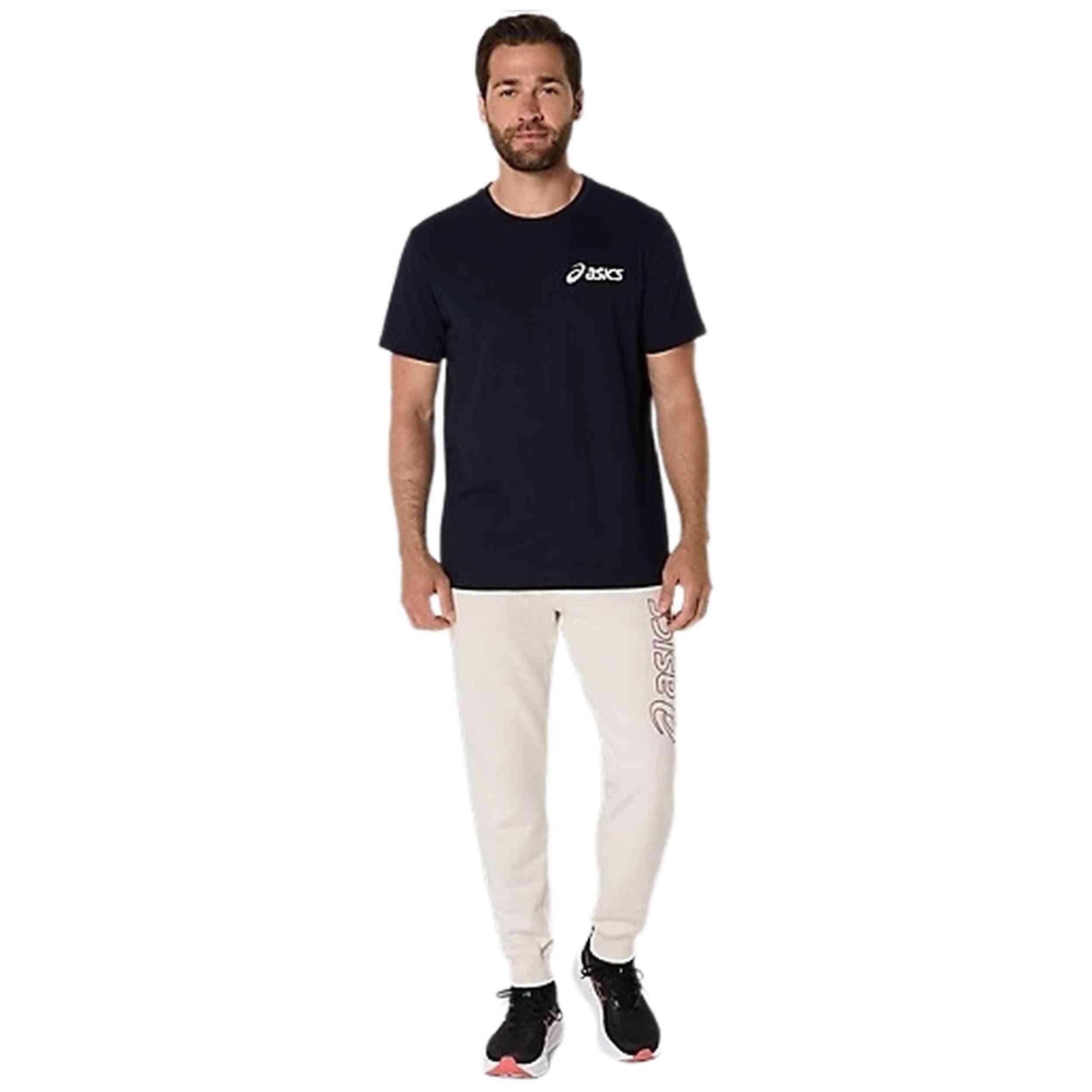 Asics - T-shirt Asics Modèle 2031e659-402 Pour Homme - T-shirt Manches Courtes - Noir - Decathlon