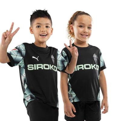 Kinderen football officieel real sporting de gijón puma voetbalshirt kids real