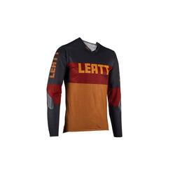 Maillot VTT Gravity 4.0 manches longues avec renfort coudes Orange Homme