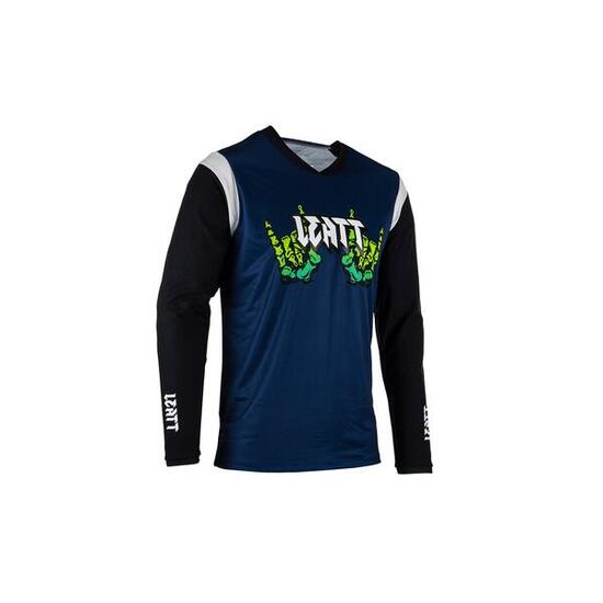 Maglia MTB Gravity 3.0 a manica lunga con ottima vestibilità Blu Uomo