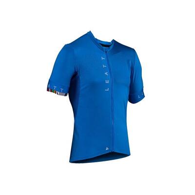Leatt MTB Endurance 5.0 Short Sleeve Jersey Blue M