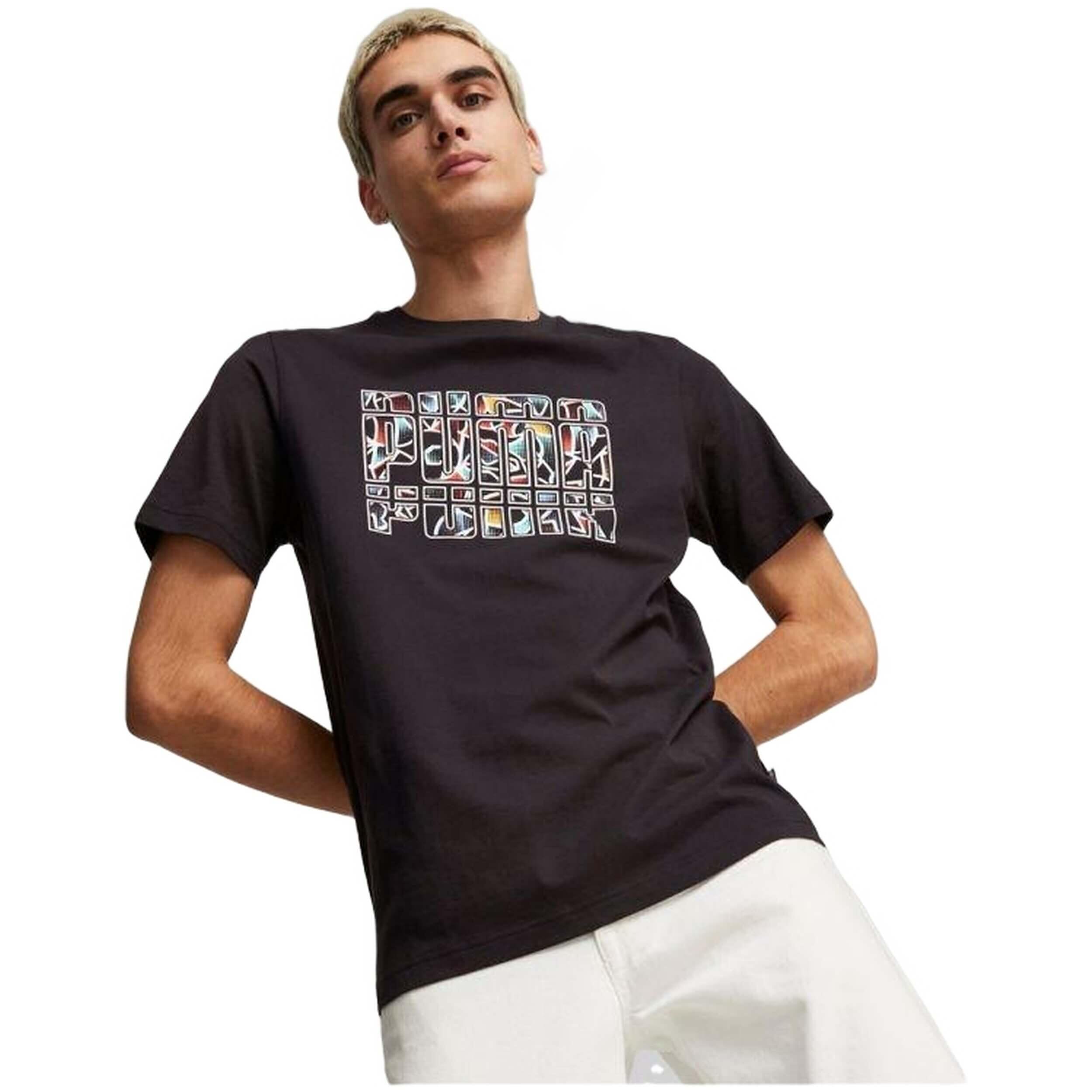 T-shirt Puma modèle 674482-01 pour unisexe 1/2