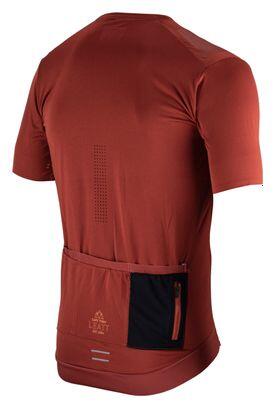 Maillot Manches Courtes Leatt MTB Trail 3.0 Lava Rouge 3/7