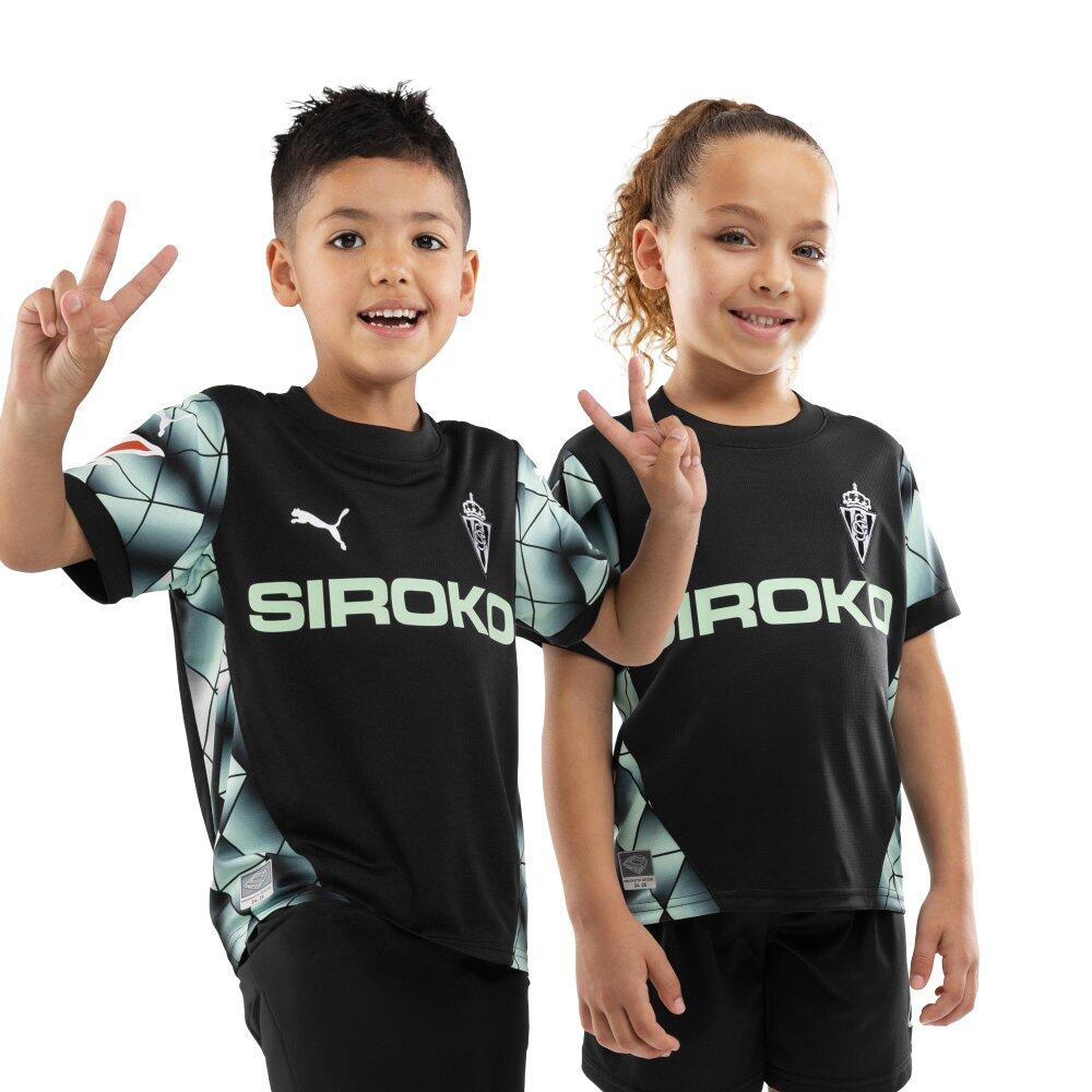 Kids Football official real sporting de gijón ’ puma jersey Real Sporting de