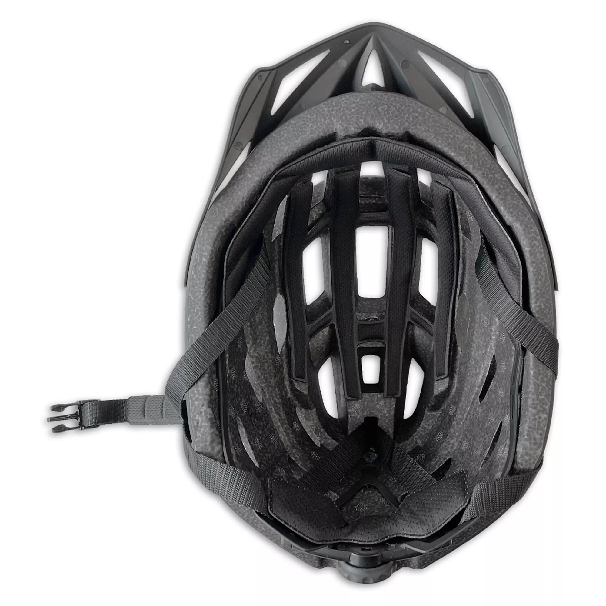Fahrradhelm Damen/Herren All-Road Mattschwarz Medium | Decathlon