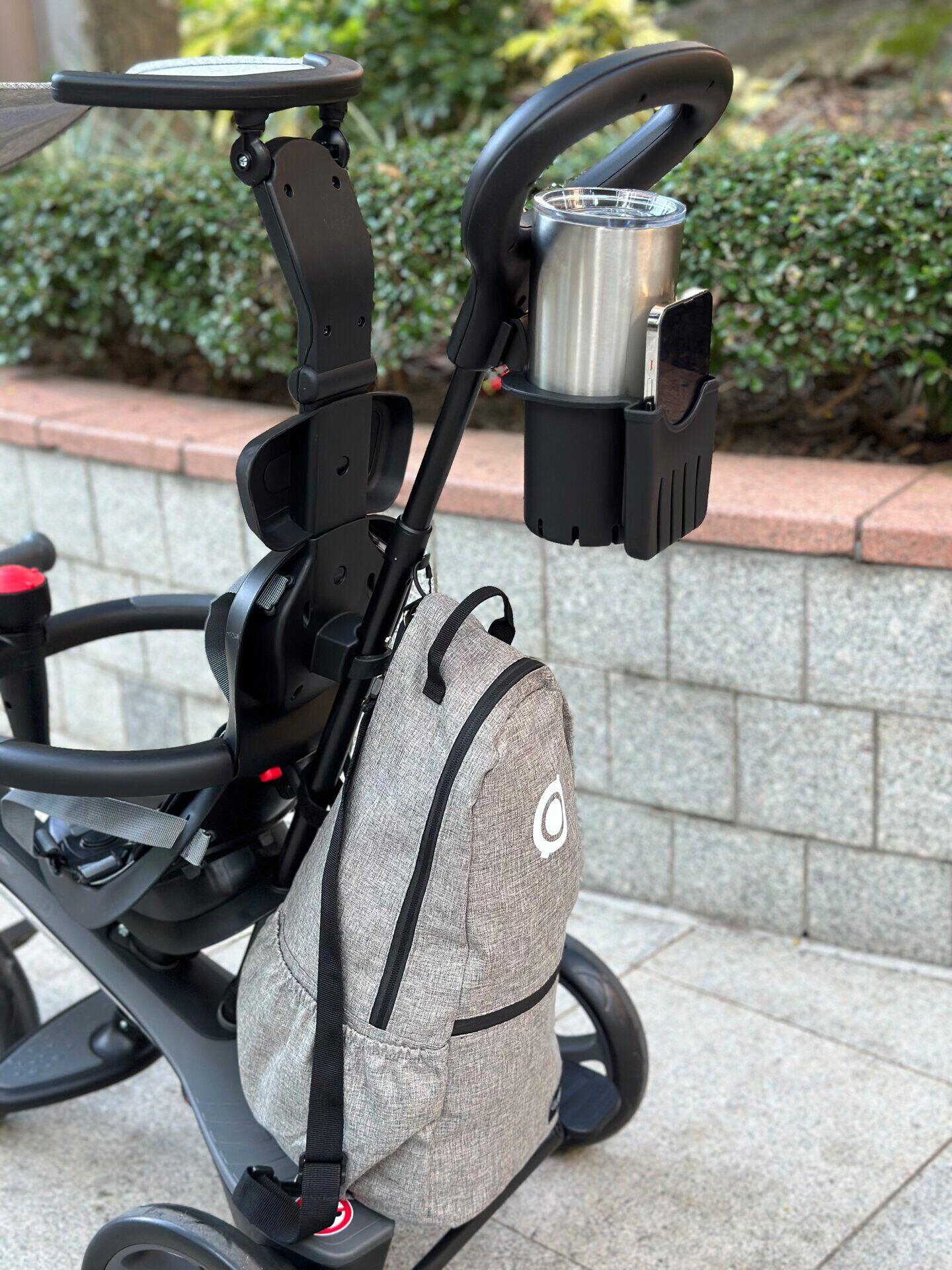 Bolsa Nylon + Soporte Para Triciclo Evolutivo Ref 632 Y 633 Solo Gris 5/7