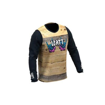 Maglia a manica lunga Leatt MTB Gravity 3.0 Blue Zombie