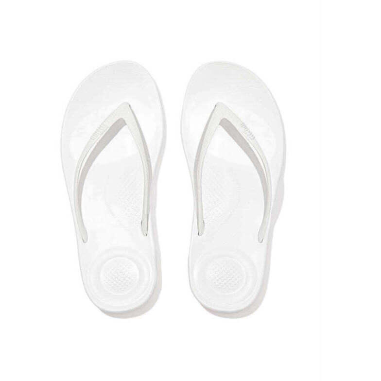 Slapi femei FITFLOP Women Iqushion, Alb