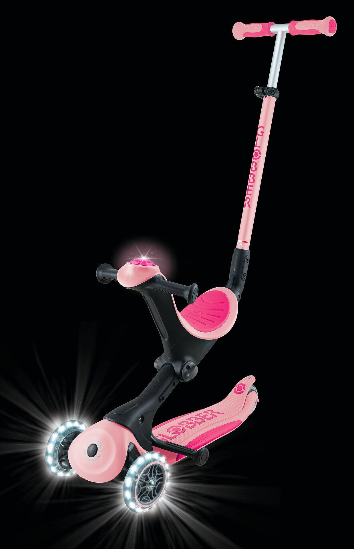 Trottinette évolutive GO-UP DELUXE LIGHTS - Rose 12/14