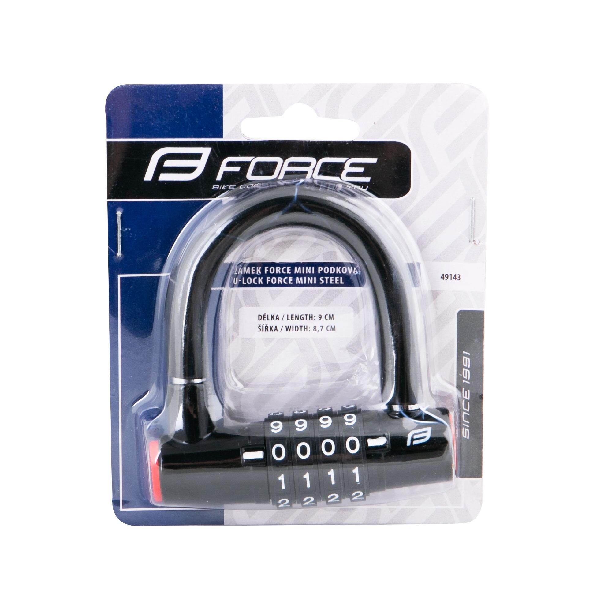 Zapięcie rowerowe U-Lock Force Mini 2/2
