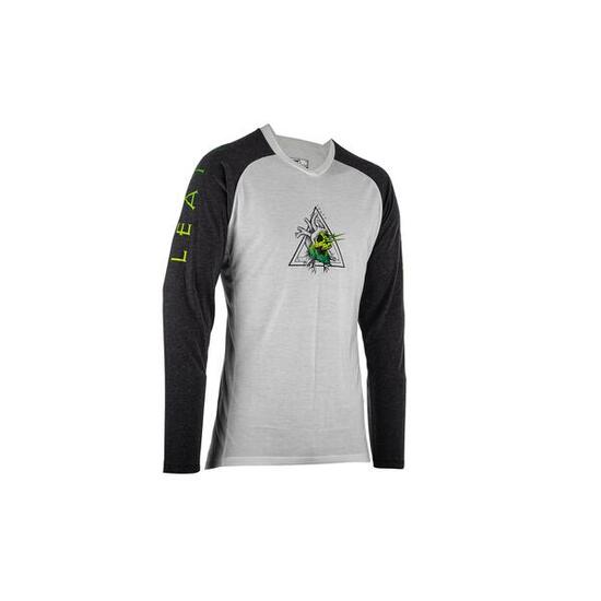 Maglia MTB Gravity 2.0 a maniche lunghe leggera e comoda Bianco Uomo