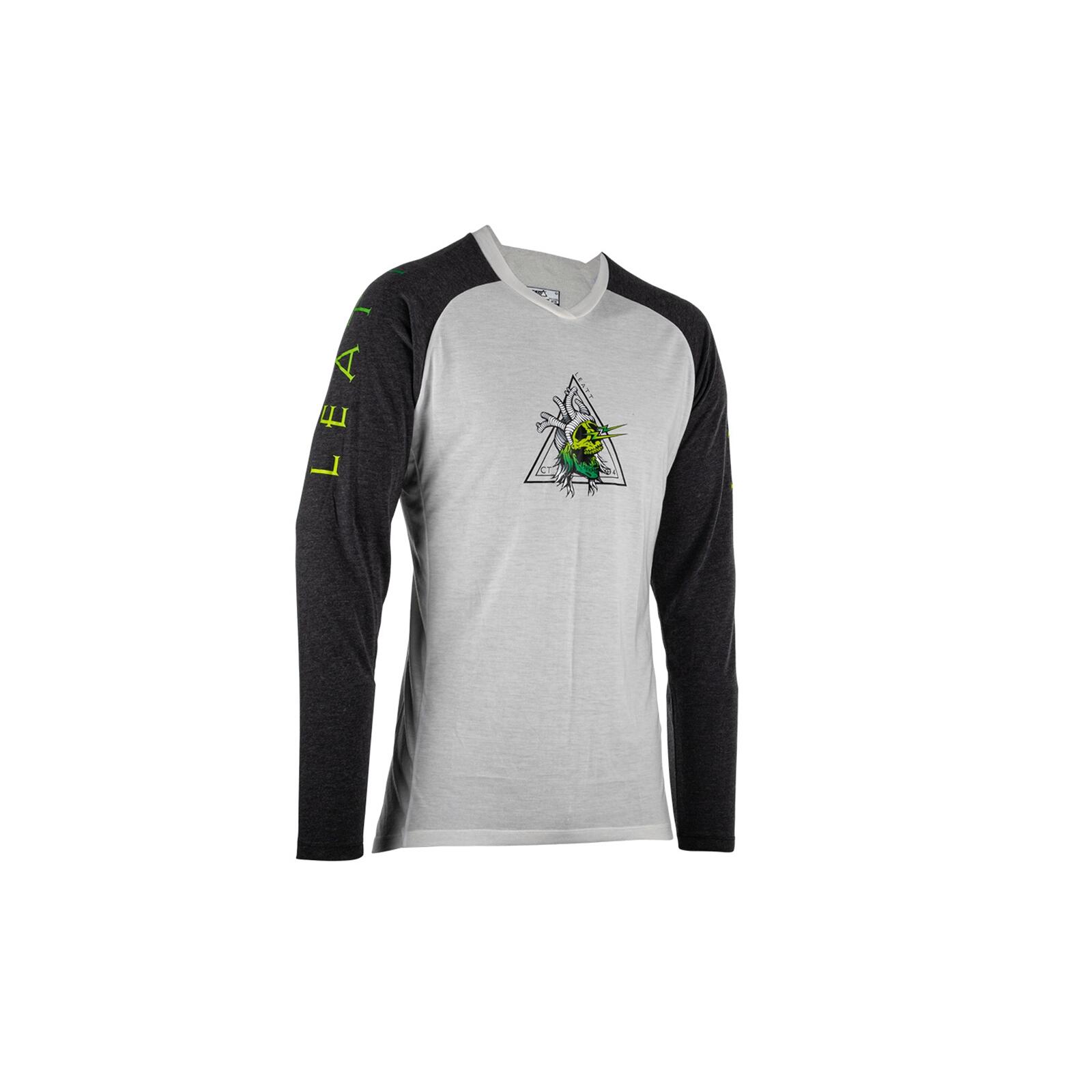 Leatt - Maillot Manches Longues Vtt Gravity 2.0 Léger Et Confortable Pour Homme - Maillot Manches Longues - Blanc - 40 M - Decathlon