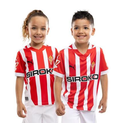 Maillot Football Officiel Puma Enfant Real Sporting de Gijón Enfants Maillot Do
