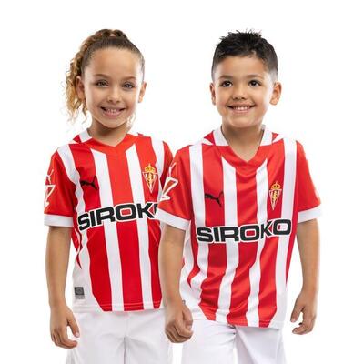 Kinderen football officieel real sporting de gijón puma voetbalshirt kids real