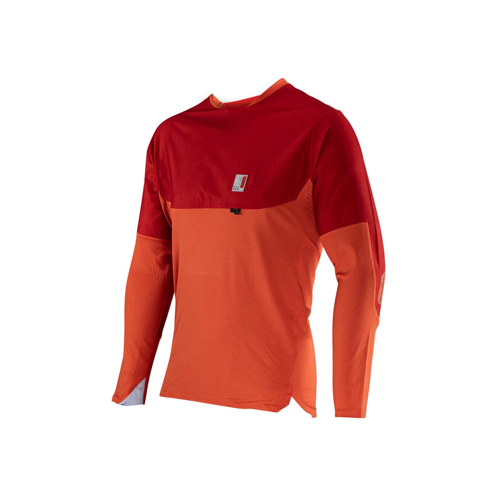 Leatt - Maillot Vtt Allmountain 4.0, Élastique Et Respirant, Red Man - Maillot Manches Longues - Rouge - Decathlon