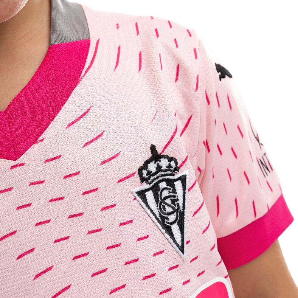 Kinder Football offizielles real sporting de gijón puma fußballtrikot für Rea 2/6