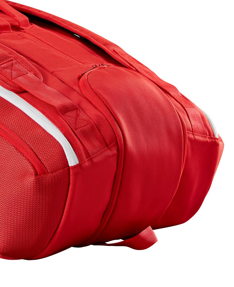 Сумка для теннисных ракеток Wilson Super Tour 15 PK 2025, красная — фото 4
