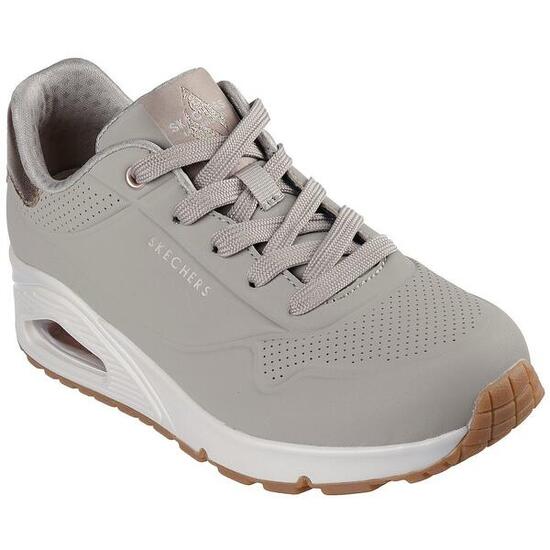 Baskets Skechers Uno - Golden Air, Gris, Femmes