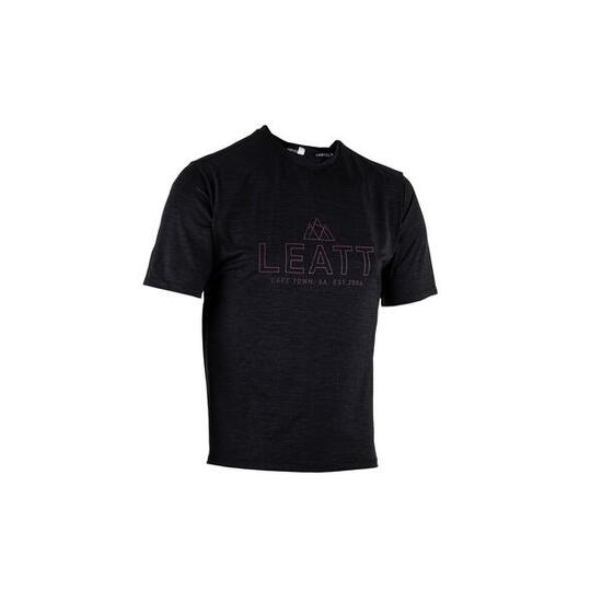 Maillot Manches Courtes Leatt MTB Trail 1.0 Noir