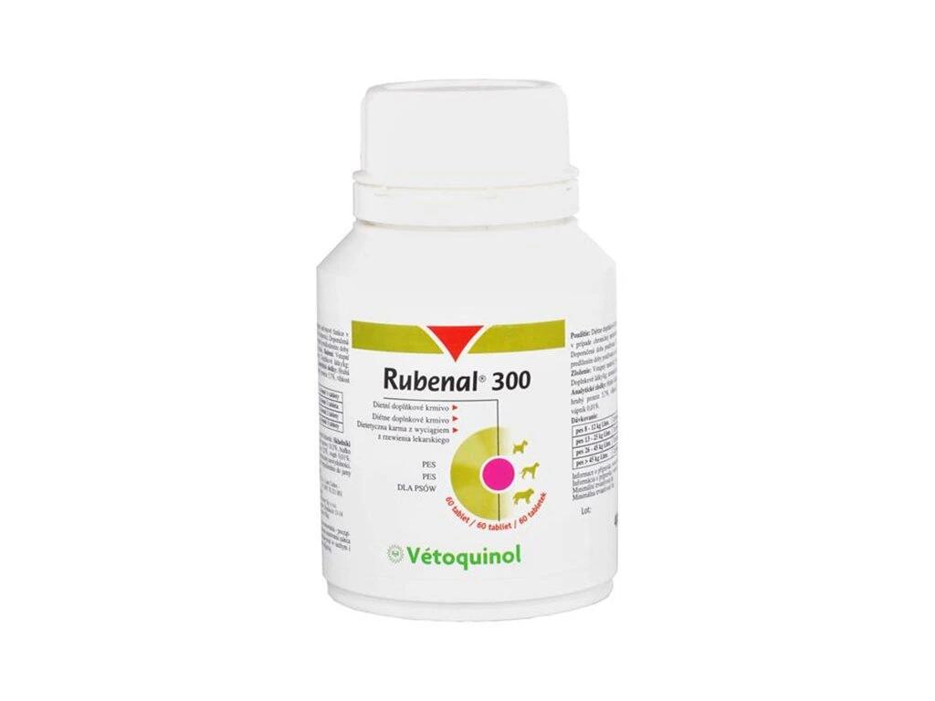 VETOQUINOL Doplněk stravy Rubenal pro psy 300mg 60tbl