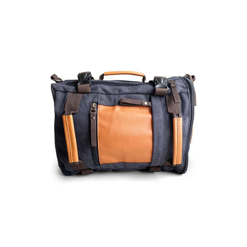 Men's Republic On The Go Messenger & Backpack Set Book/Laptop Bag Black