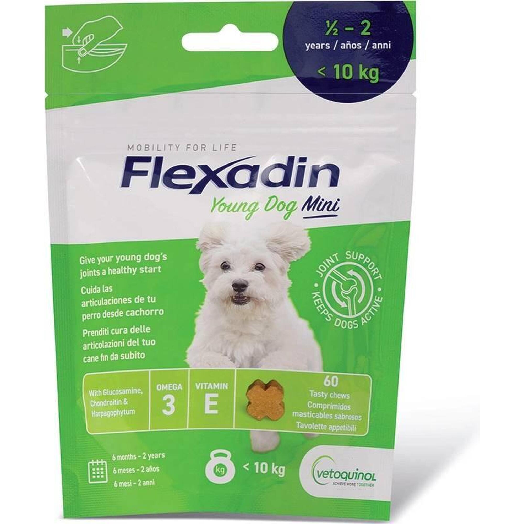 VETOQUINOL Kloubní výživa Flexadin pro mladé psy Mini 60tbl