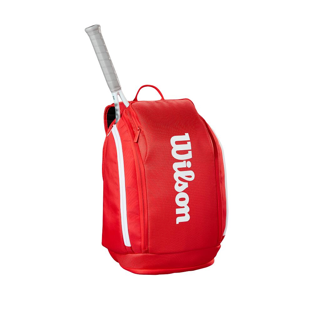 Wilson Super Tour Backpack - Red - 2025 2/7