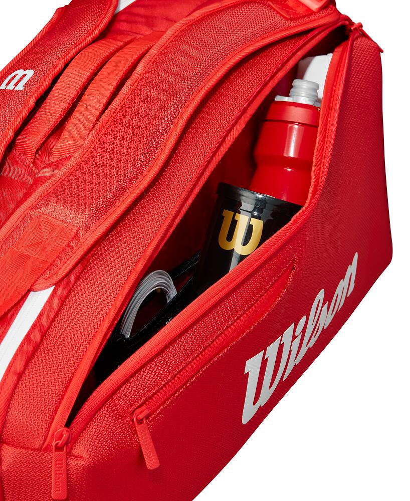 Borsa da 6 racchette Super Tour Rossa 3/7