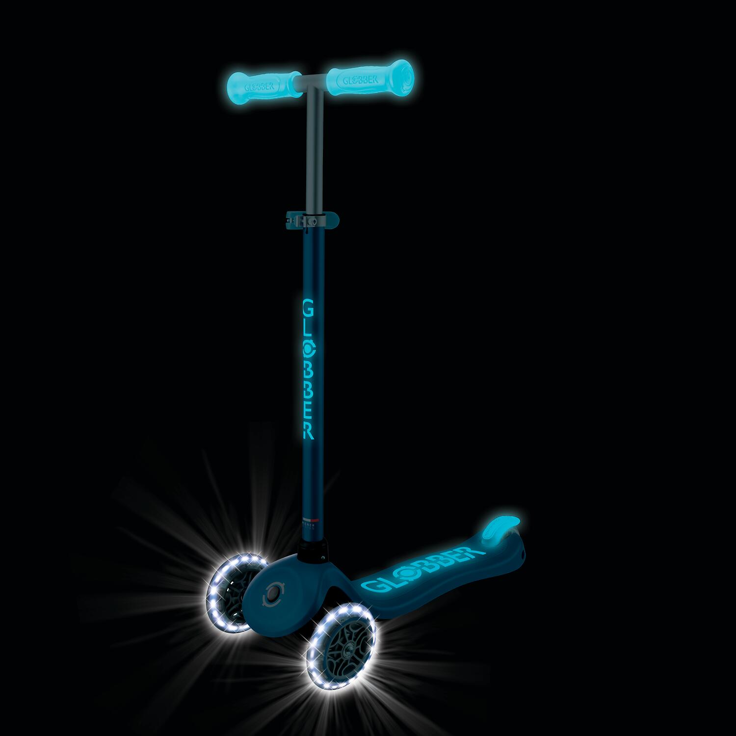 Trottinette 3 roues PRIMO PLUS GLOW LIGHTS - Bleu Pétrole 14/14