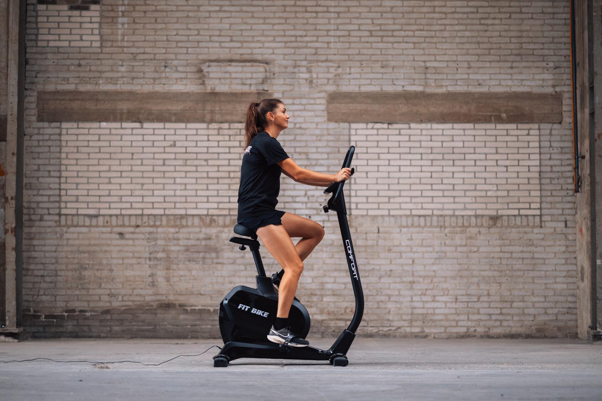 Comfort Bike - Hometrainer - Hartslagsensoren - Lage instap - Breed zadel 4/7