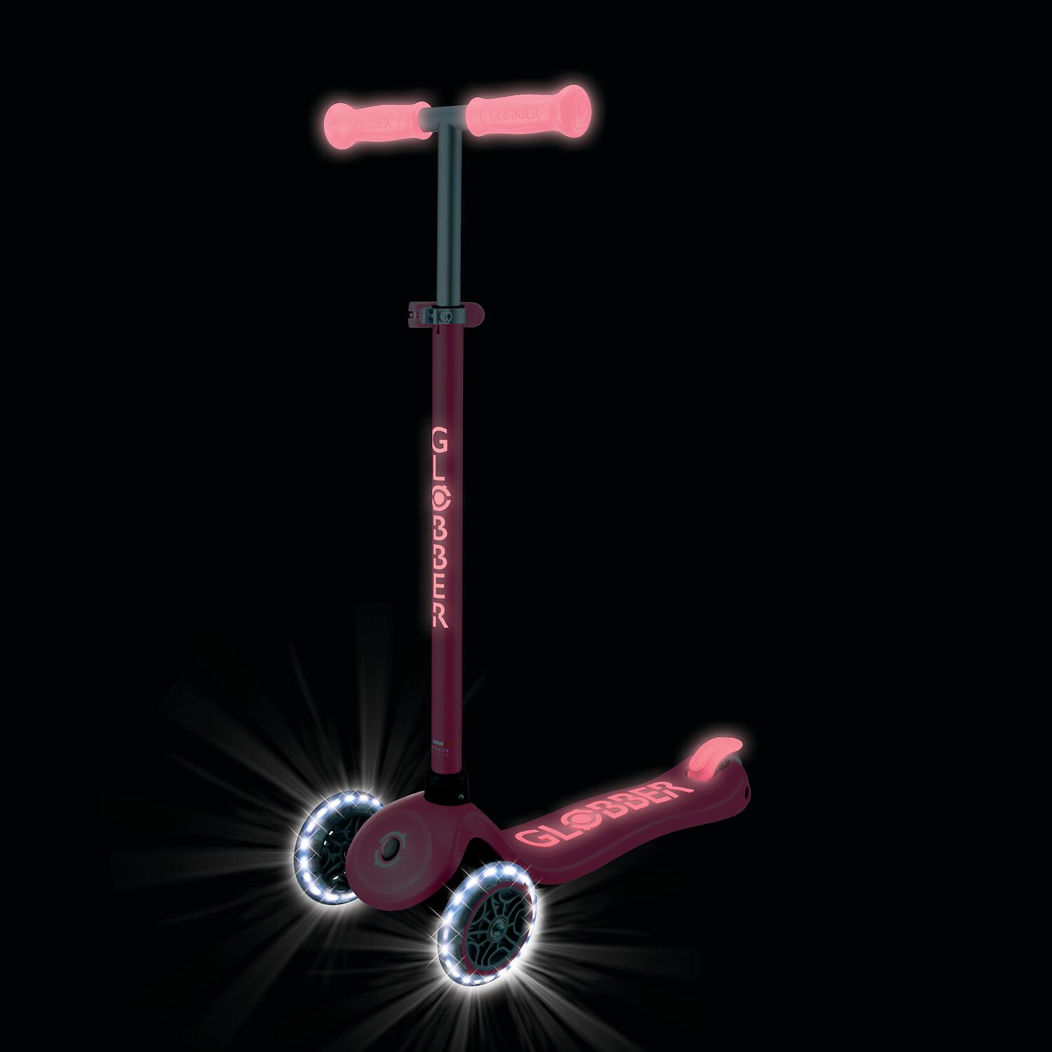 Monopattino a 3 ruote PRIMO PLUS GLOW LIGHTS - Rosa Corallo 14/14