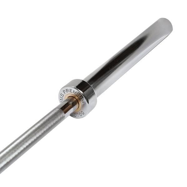 Barre olympique 2200 mm GO700 + pinces LOCK JAW BLACK HMS 6/7