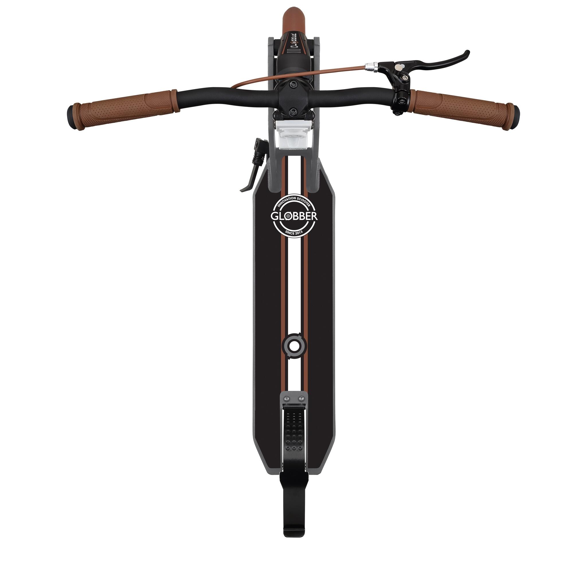Trottinette ONE K 180 BR guidon fixe avec frein Vintage - Titane 4/5