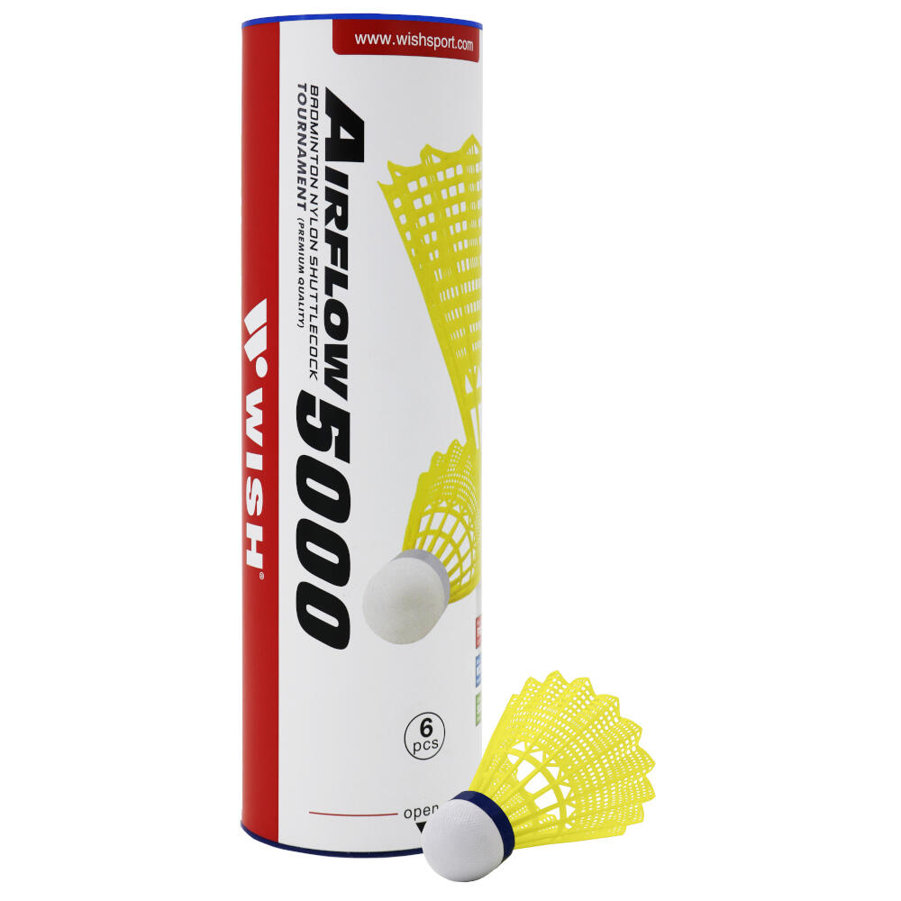 WISH Badmintonové plastové míče Air Flow 5000