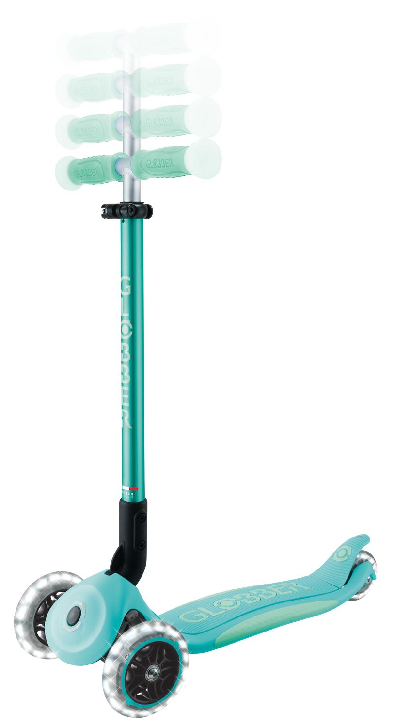 GLOBBER ELITE GLOW LIGHTS dunkelmint, mit Leuchtrollen und Glow-Effekt 2/7