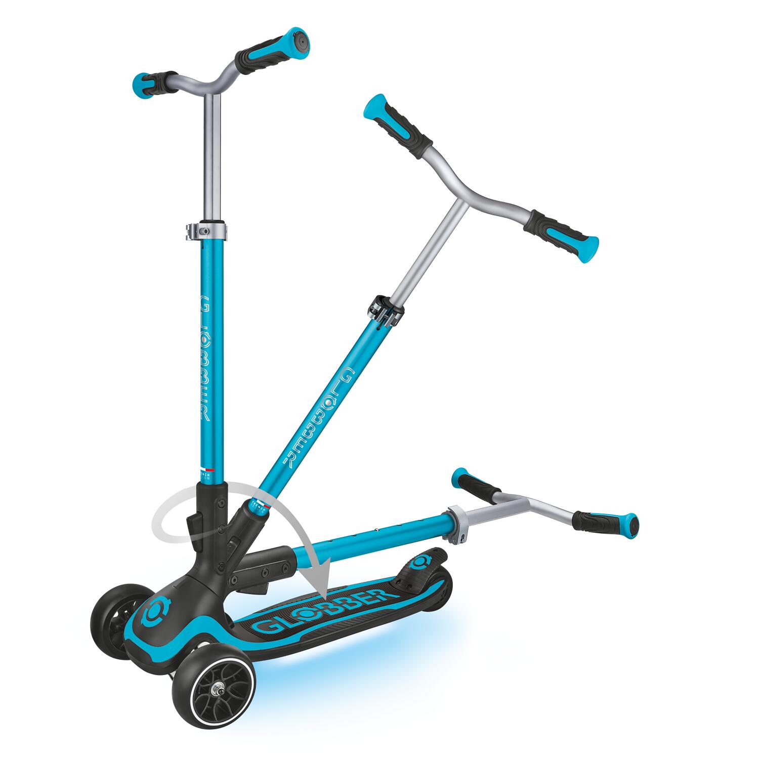 GLOBBER ULTIMUM LIGHTS blau, mit Leuchtmodul 2/8