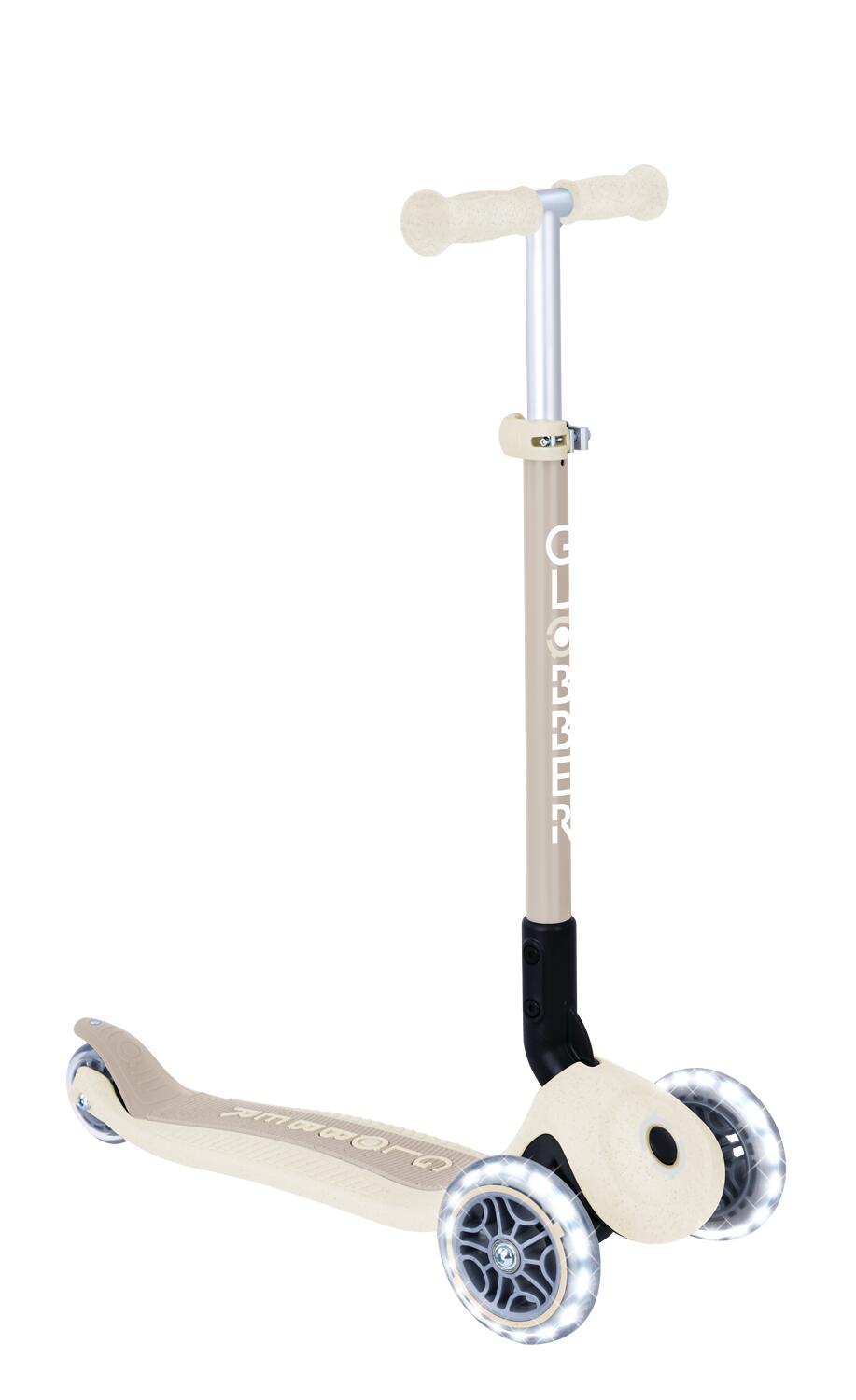 GLOBBER PRIMO FOLDABLE LIGHTS EC kokos weiß, mit Leuchtrollen 8/14