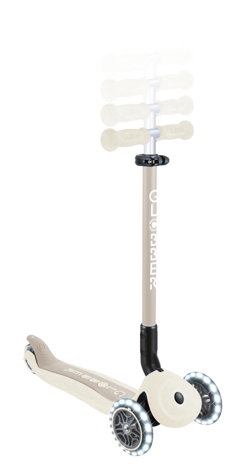 Globber Go Up Active Lights Eco Coconut 4/7