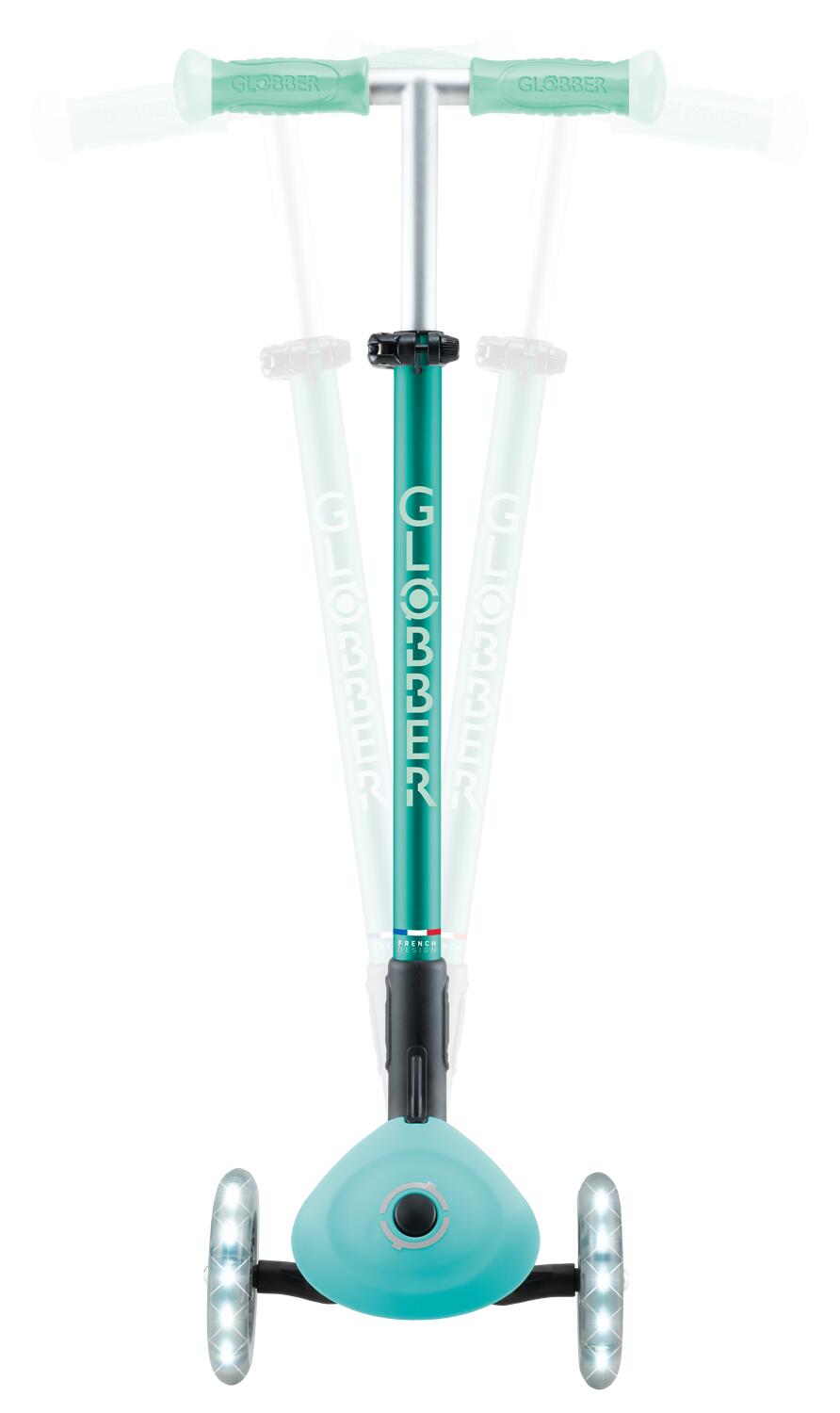 GLOBBER ELITE GLOW LIGHTS dunkelmint, mit Leuchtrollen und Glow-Effekt 6/7