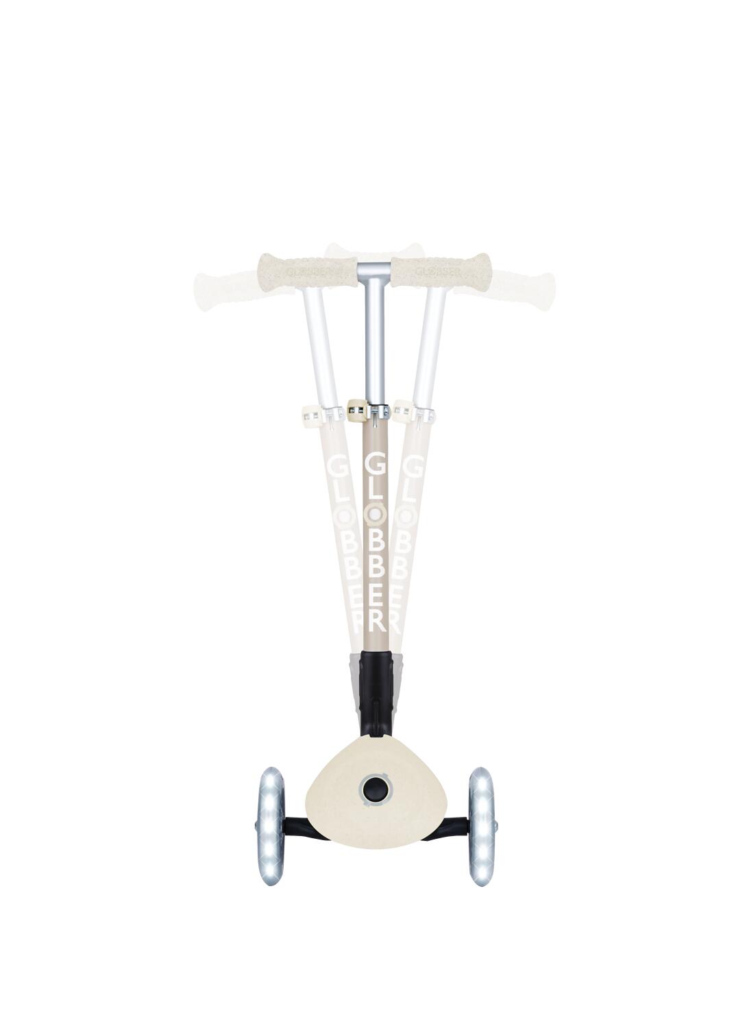 Trottinette 3 roues JUNIOR FOLDABLE LIGHTS ECOLOGIC - Beige coconut 4/7