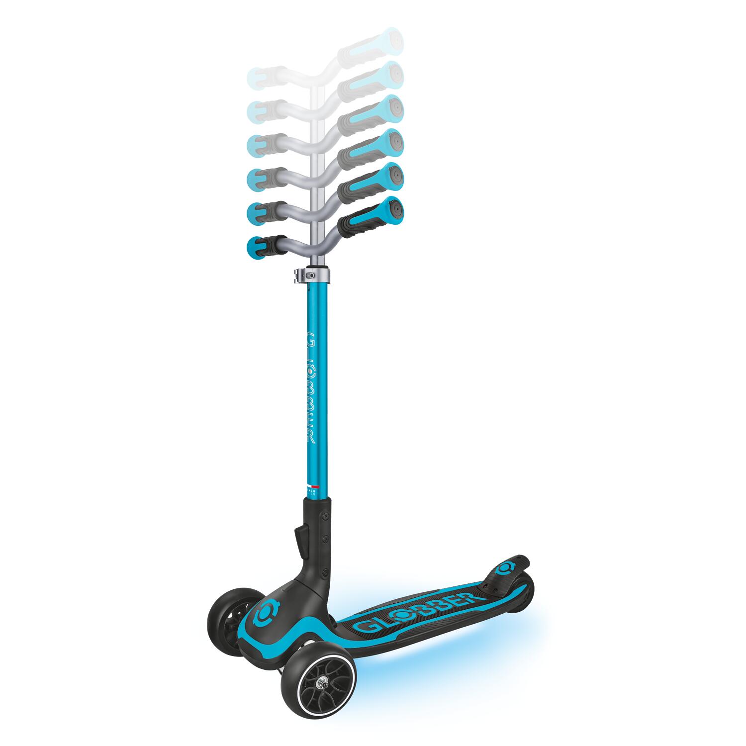 GLOBBER ULTIMUM LIGHTS blau, mit Leuchtmodul 3/8