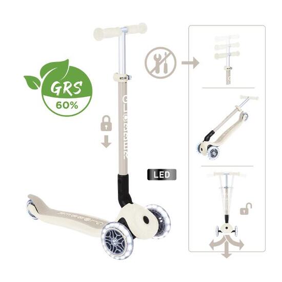 Scooter Primo Foldable Lights Coconut