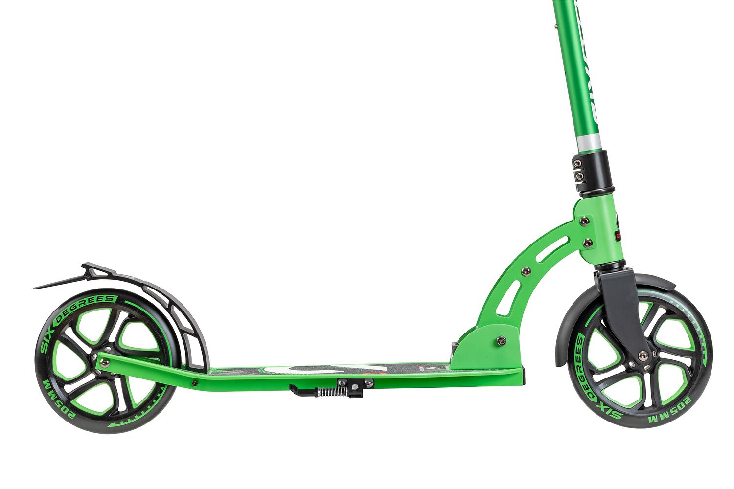 SIX DEGREES Aluminium Scooter 205 mm hellgrün 9/10