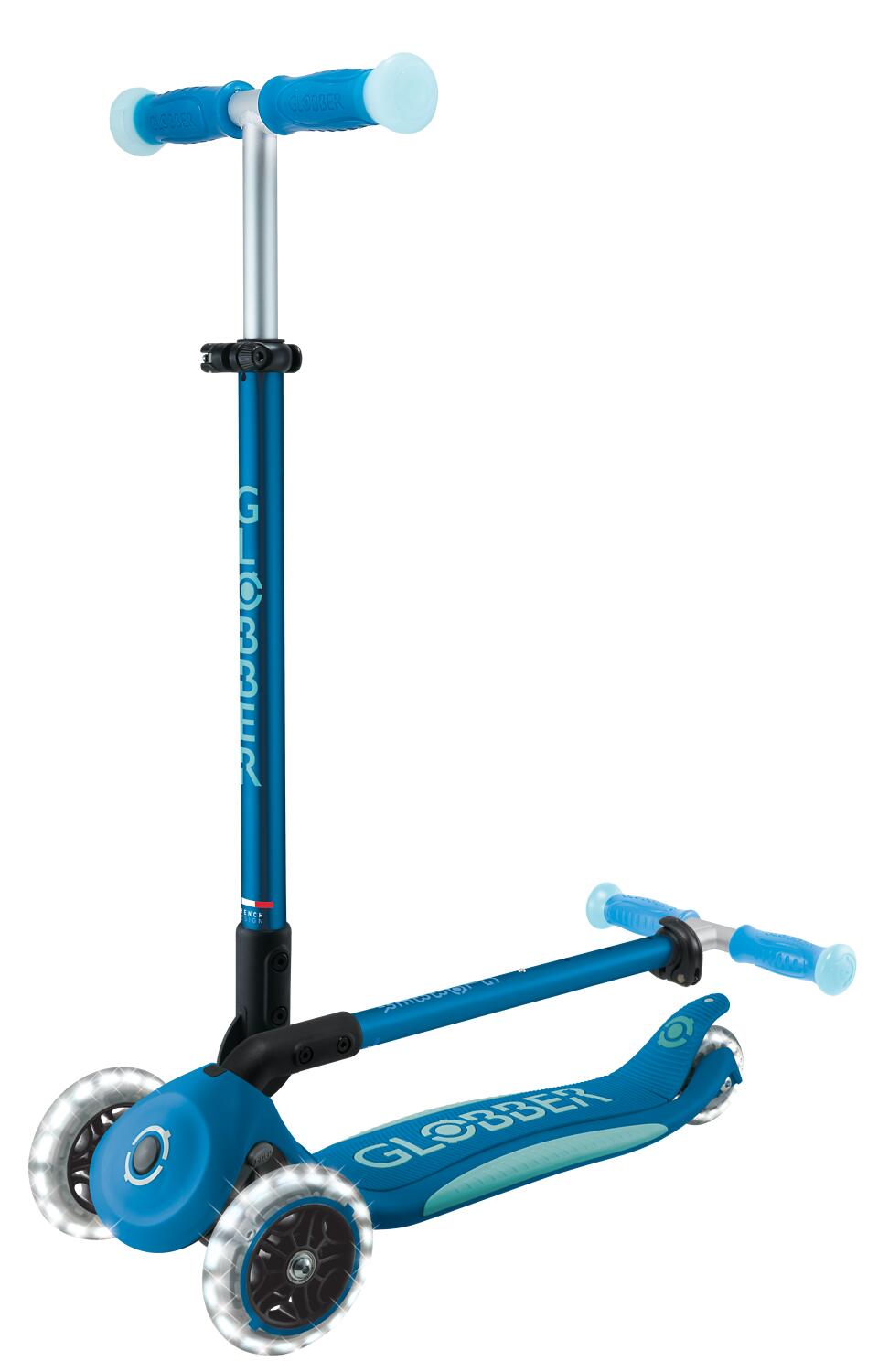 GLOBBER ELITE GLOW LIGHTS petrol, mit Leuchtrollen und Glow-Effekt 4/7