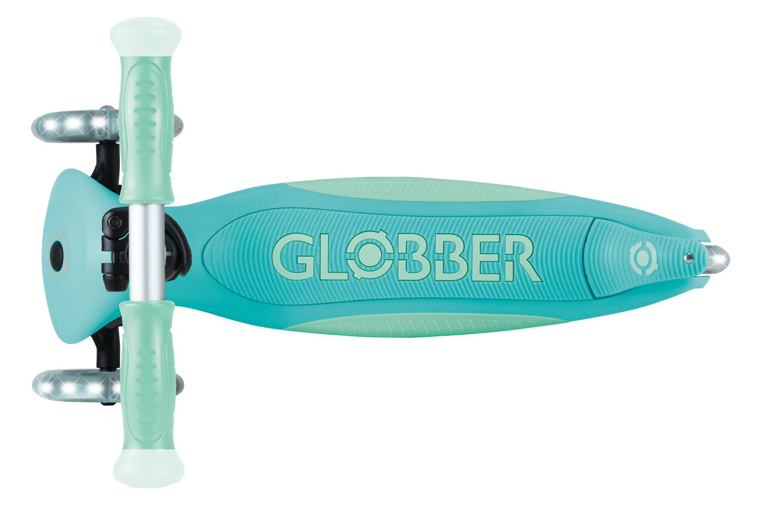 GLOBBER ELITE GLOW LIGHTS dunkelmint, mit Leuchtrollen und Glow-Effekt 5/7