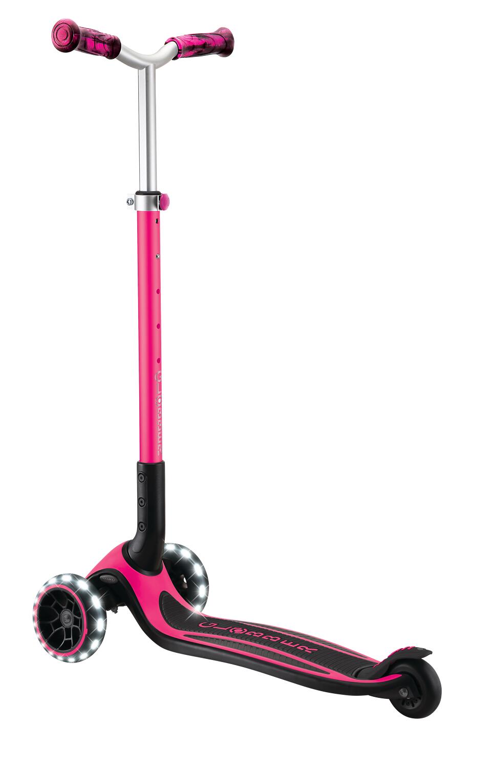 GLOBBER ACE LIGHTS fuchsia pink, mit Leuchtrollen 5/8