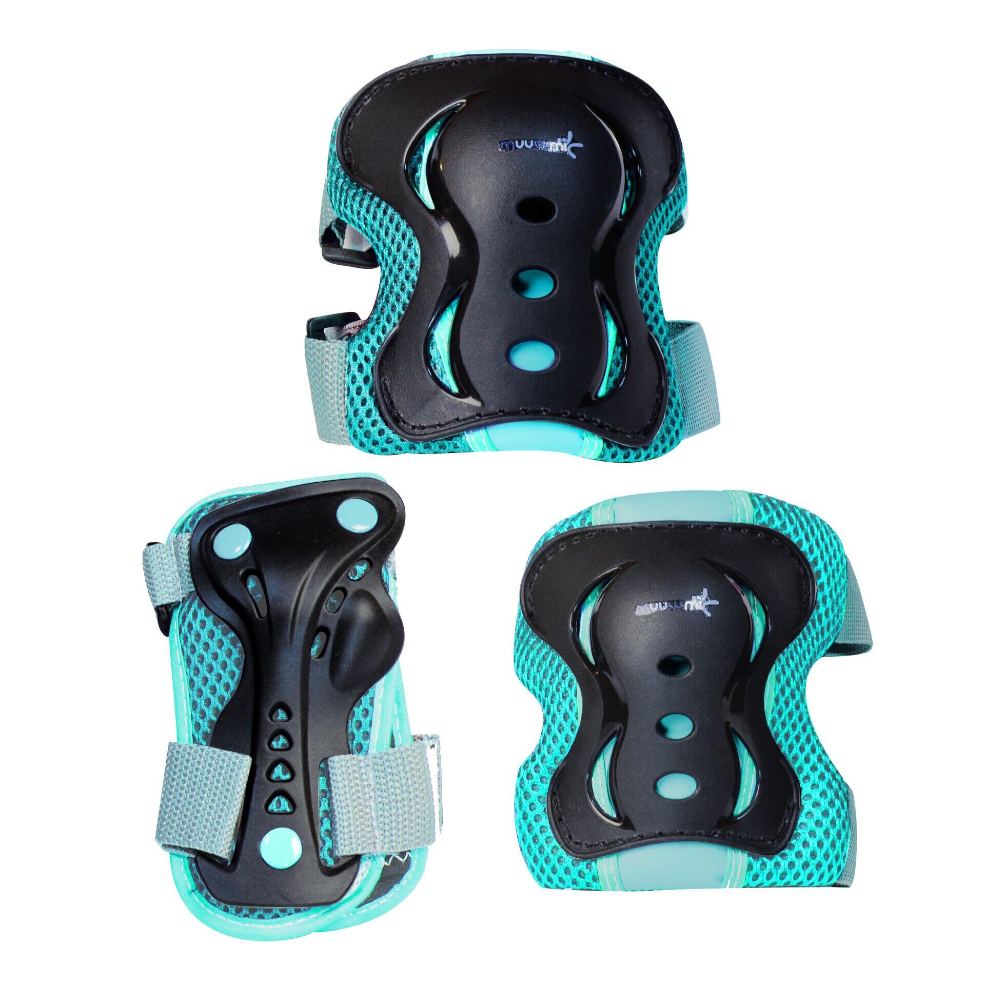 muuwmi Protektoren-Set türkis Gr. M 2/2